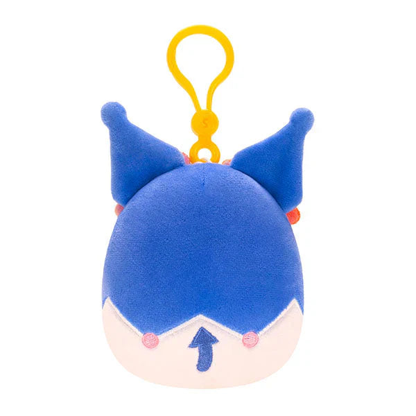 Squishmallow 3.5 Inch Sanrio Tropical Kuromi Plush Clip