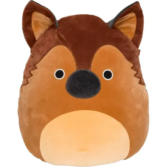 Squishmallow 12 Inch Mario the German Shepherd Plush Toy
