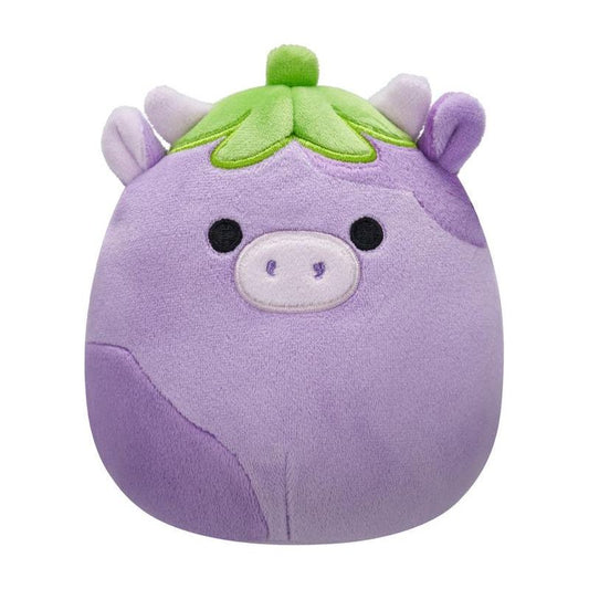 Squishmallow 8 Inch Frederick the Eggplant Cow Plush Toy