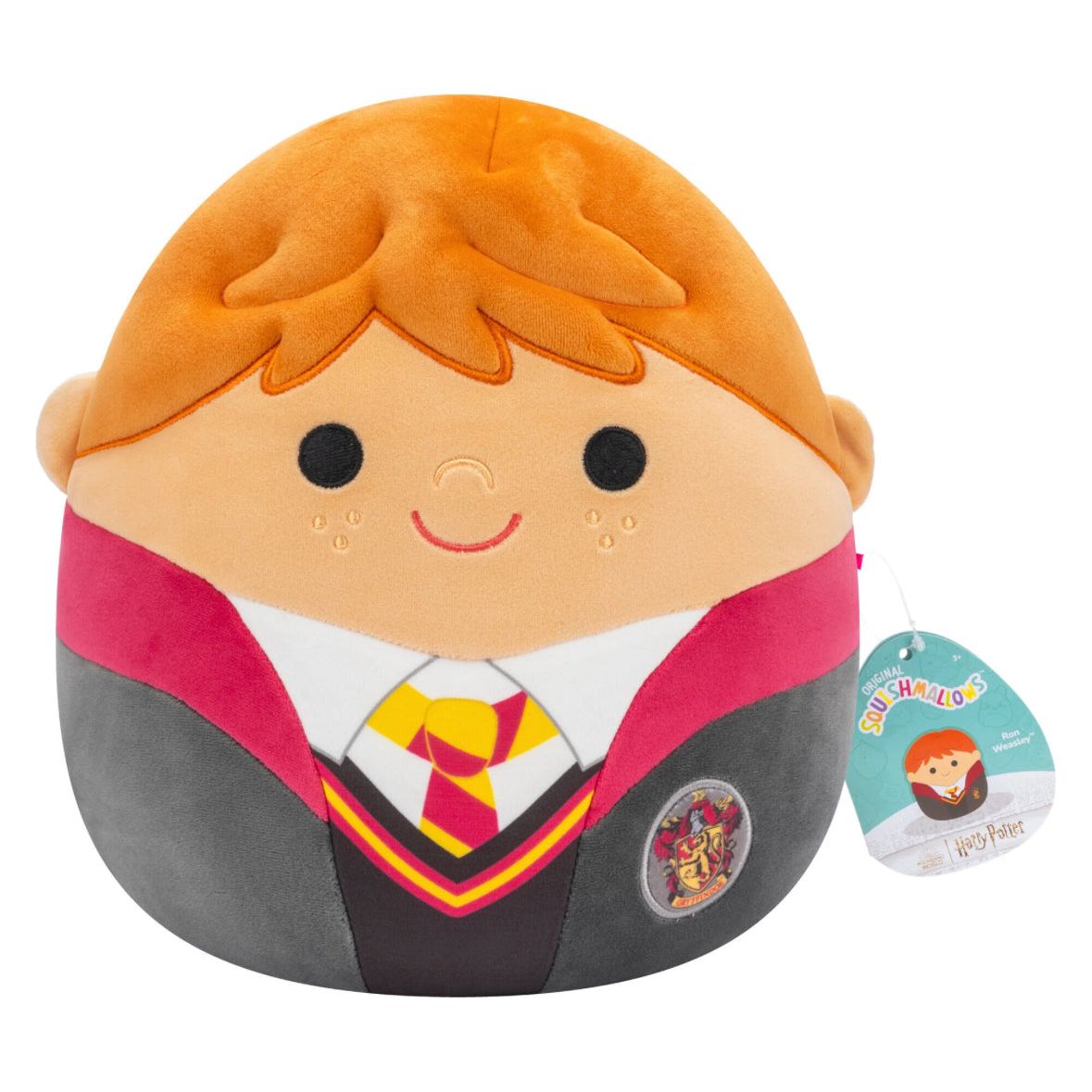 Squishmallow 8 Inch Ron Weasley Plush Toy - Owl & Goose Gifts