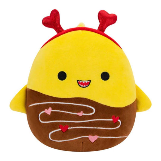 Squishmallow 12 Inch Chandler the Chocolate Dipped Shark Valentine Plush Toy
